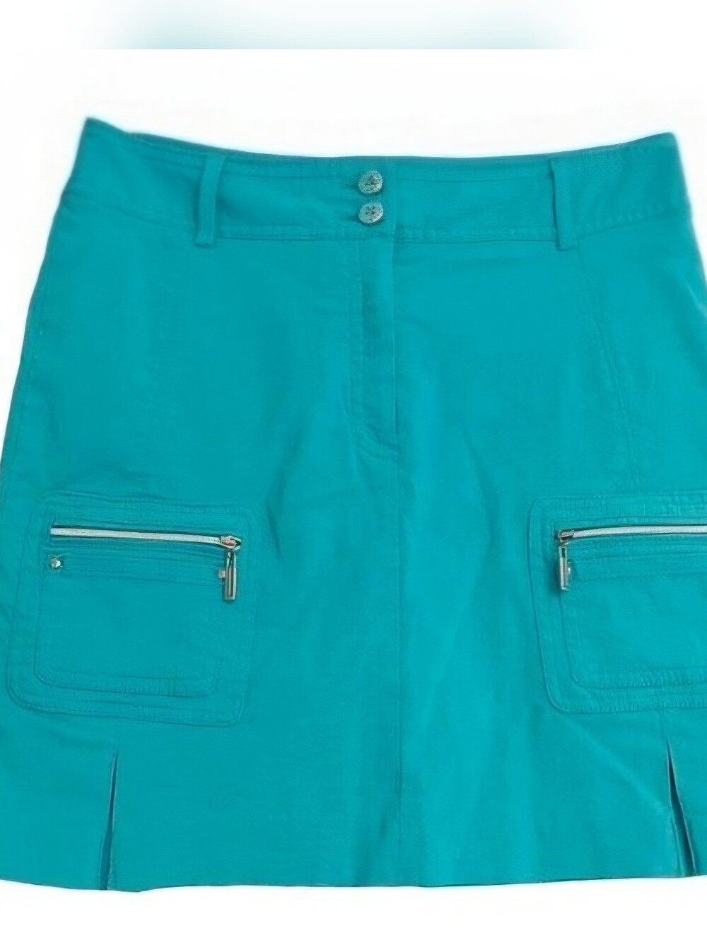 NWT! JAMIE SADOCK skort w/ attached shorts. Greenish-Blue (Teal). Size 14.